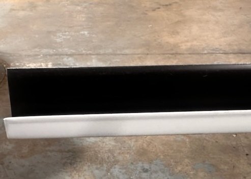 3/8 inch aluminum J-channel fabricated by Omega Metals