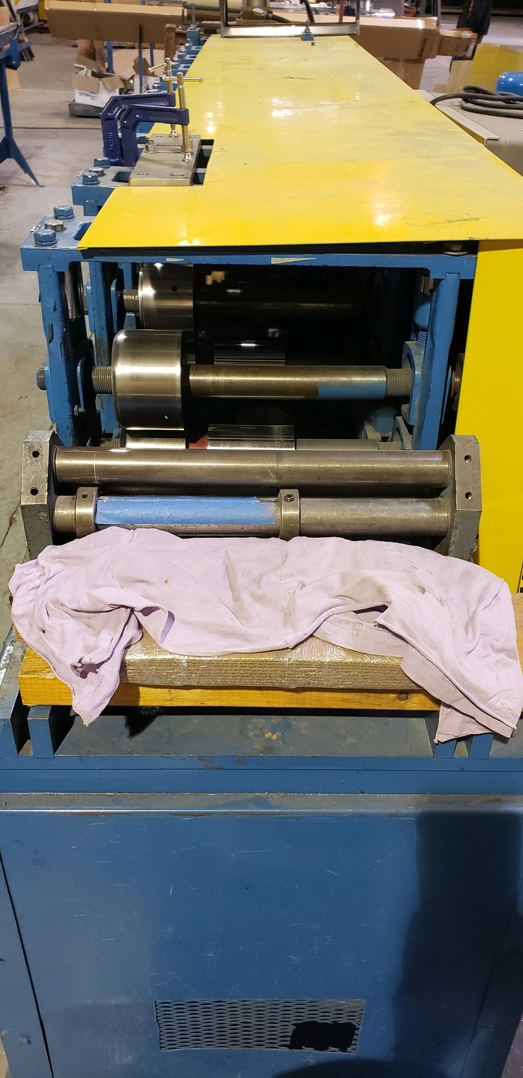 Omega Metals shop fabrication machine